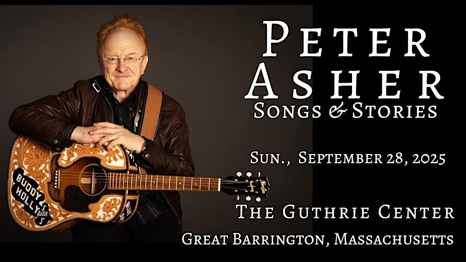Peter Asher at the Guthrie Center!